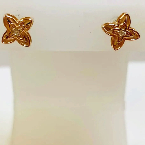 Золотые серьги